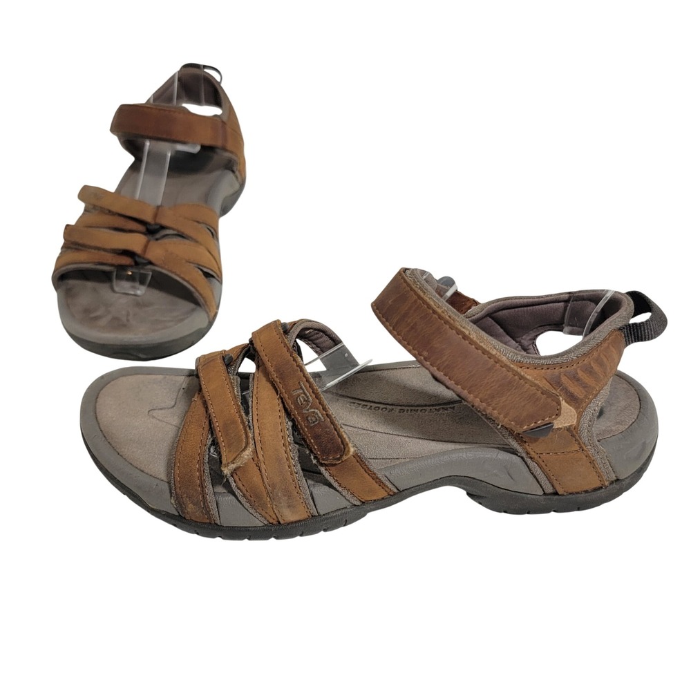 Teva Tirra Sport Brown Hiking Sandals Size 7 4177 Strappy